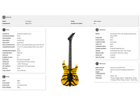 Jackson Pro Origins 1985 Limited Edition San Dimas SD1 HH FR Yellow Bengal Jackson Pro Origins 1985 Limited Edition San Dimas SD1 HH FR Yellow Bengal